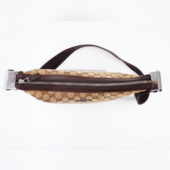 ❌️❌️SOLD❌️❌️AO47❤️ GUCCI  GG Monogram HalfMoon Crossbody bag - Picture 3 of 15